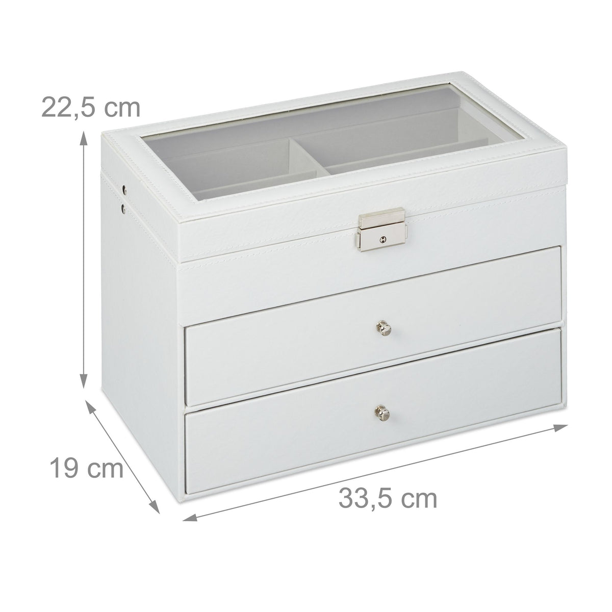 Eyeglass storage for 18 pairs