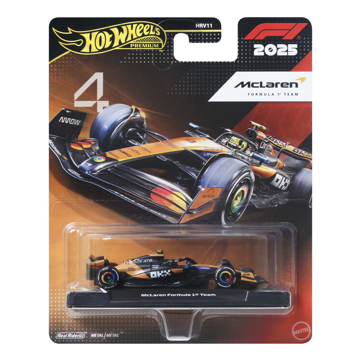 F1 Race Die-Cast Car, 1:64 Scale Metal Model