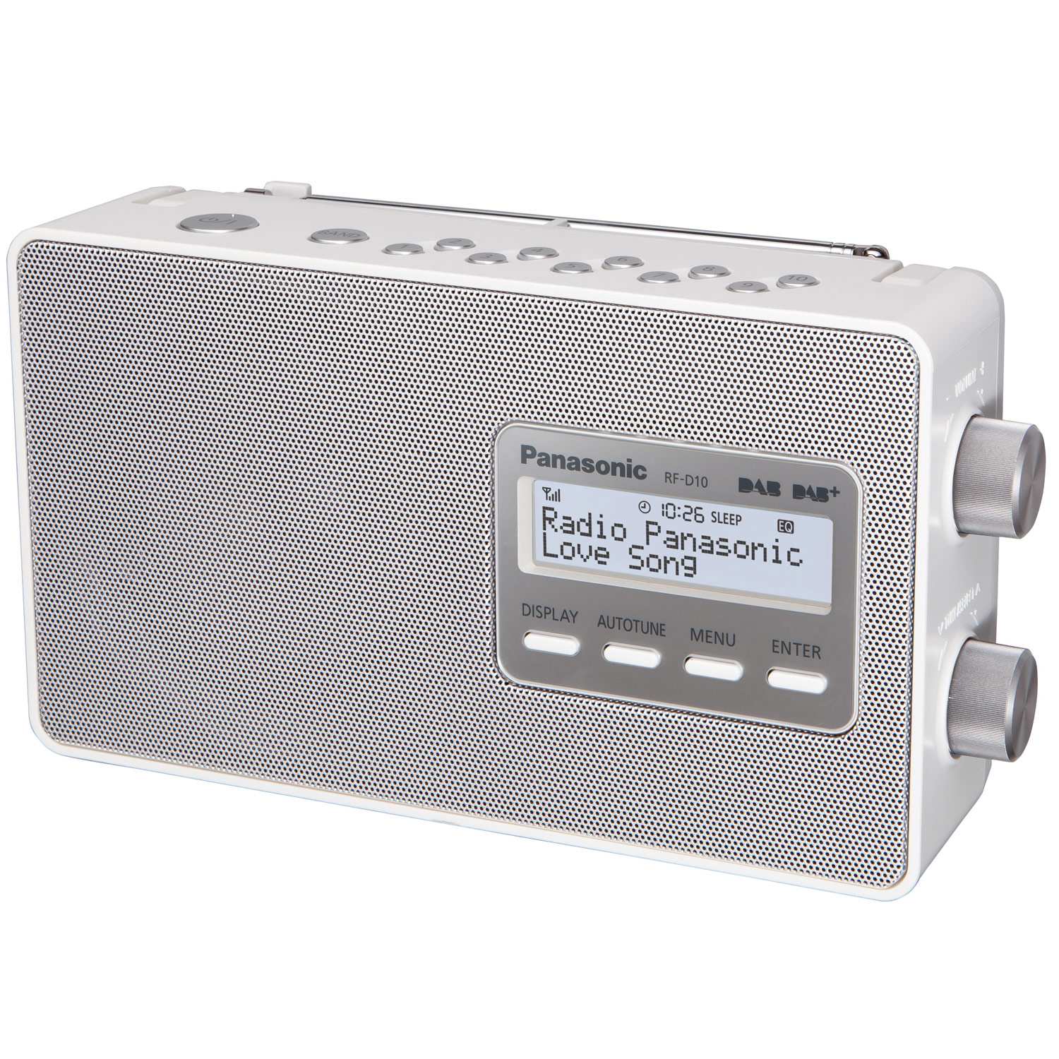 FM DAB+ Radio With Backlit LCD Display, Battery or Mains