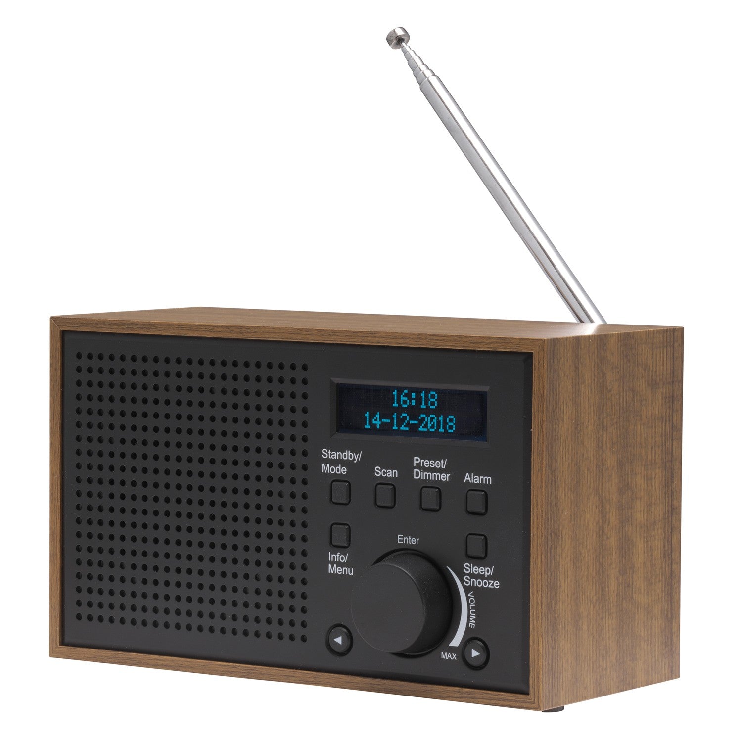 FM/DAB+ Radio Wood/Graphite