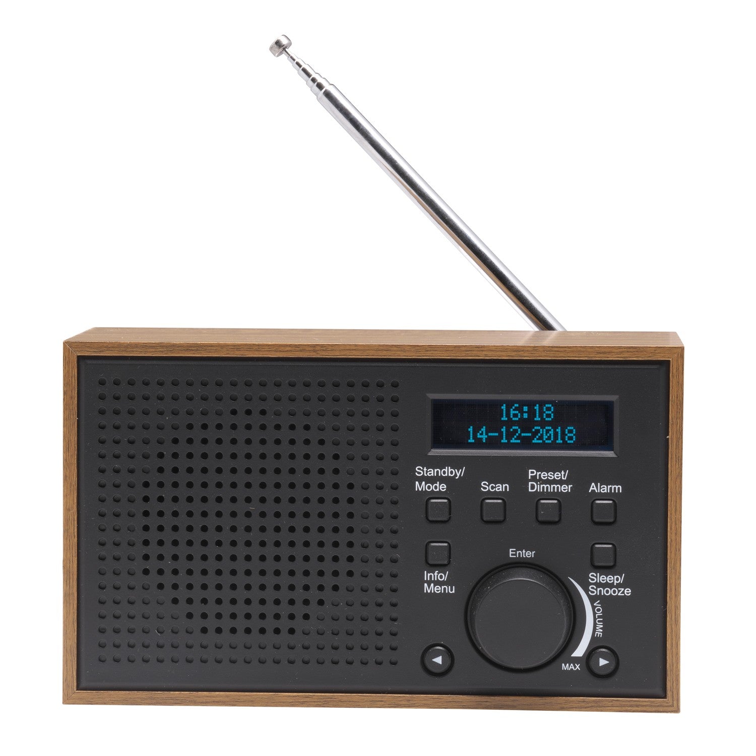 FM/DAB+ Radio Wood/Graphite