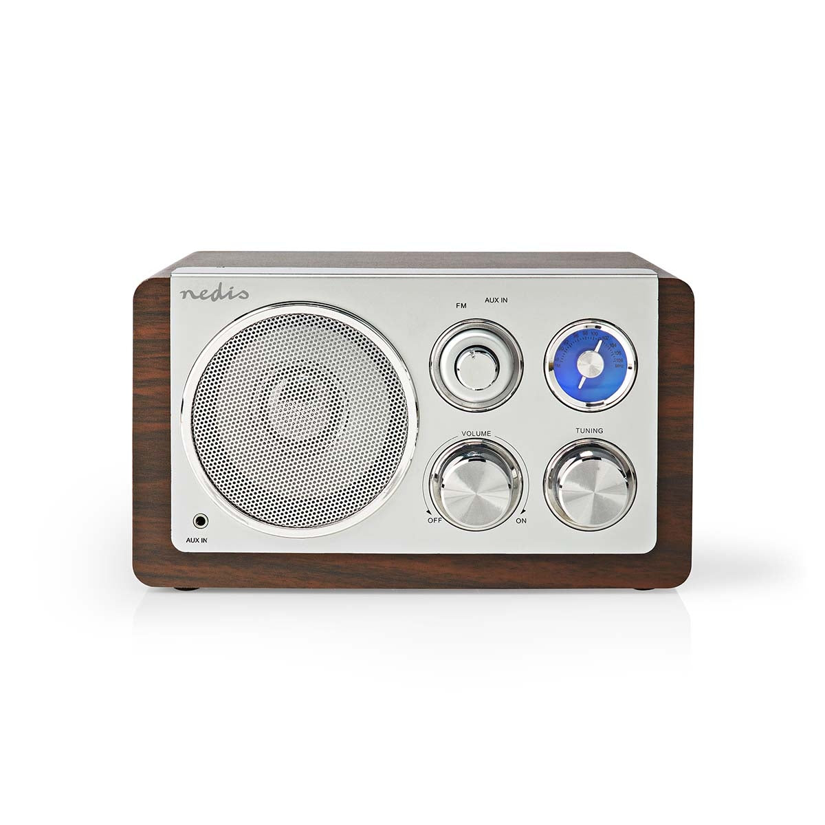 FM Radio | Table Design | FM | Power adapter | Analog | 15 W | Brown