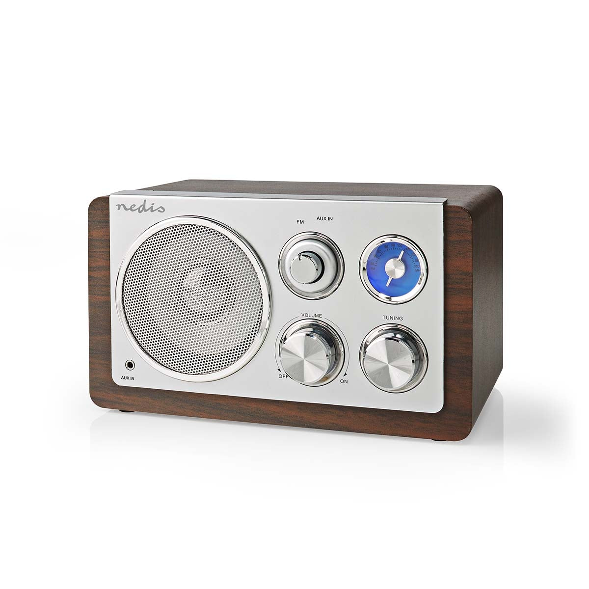 FM Radio | Table Design | FM | Power adapter | Analog | 15 W | Brown