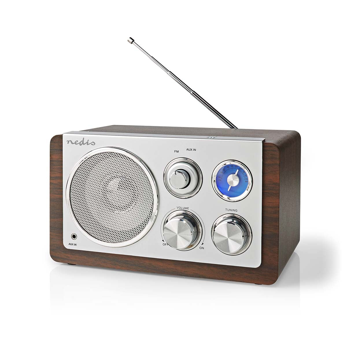 FM Radio | Table Design | FM | Power adapter | Analog | 15 W | Brown