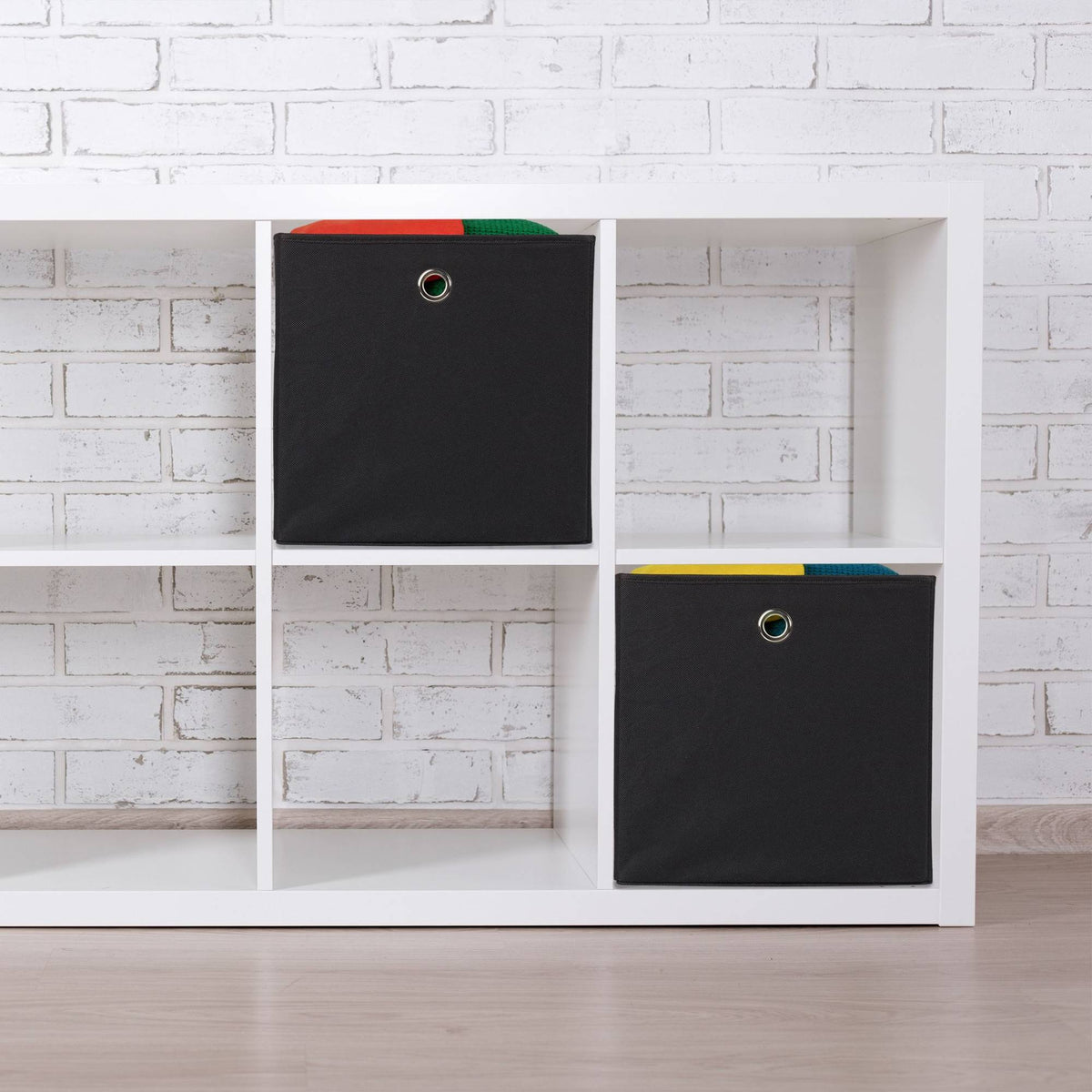 Fabric storage box, 2 drawers