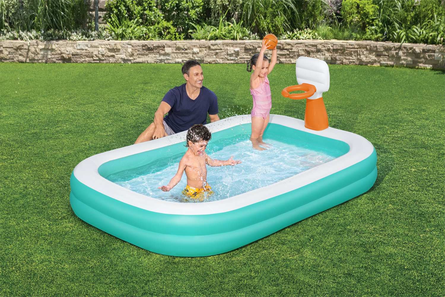 Family pool Dunk n Splash 251 x 168 x 102cm