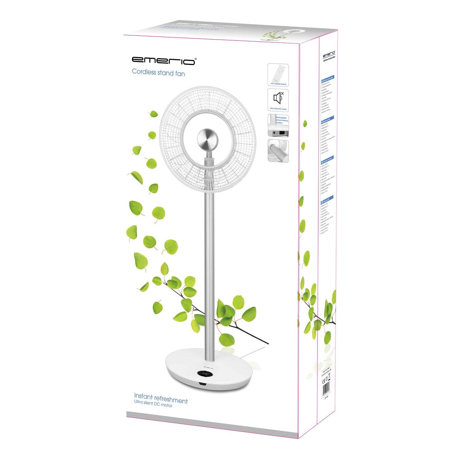 Fan Rechargeable 33.5cm 12 speeds