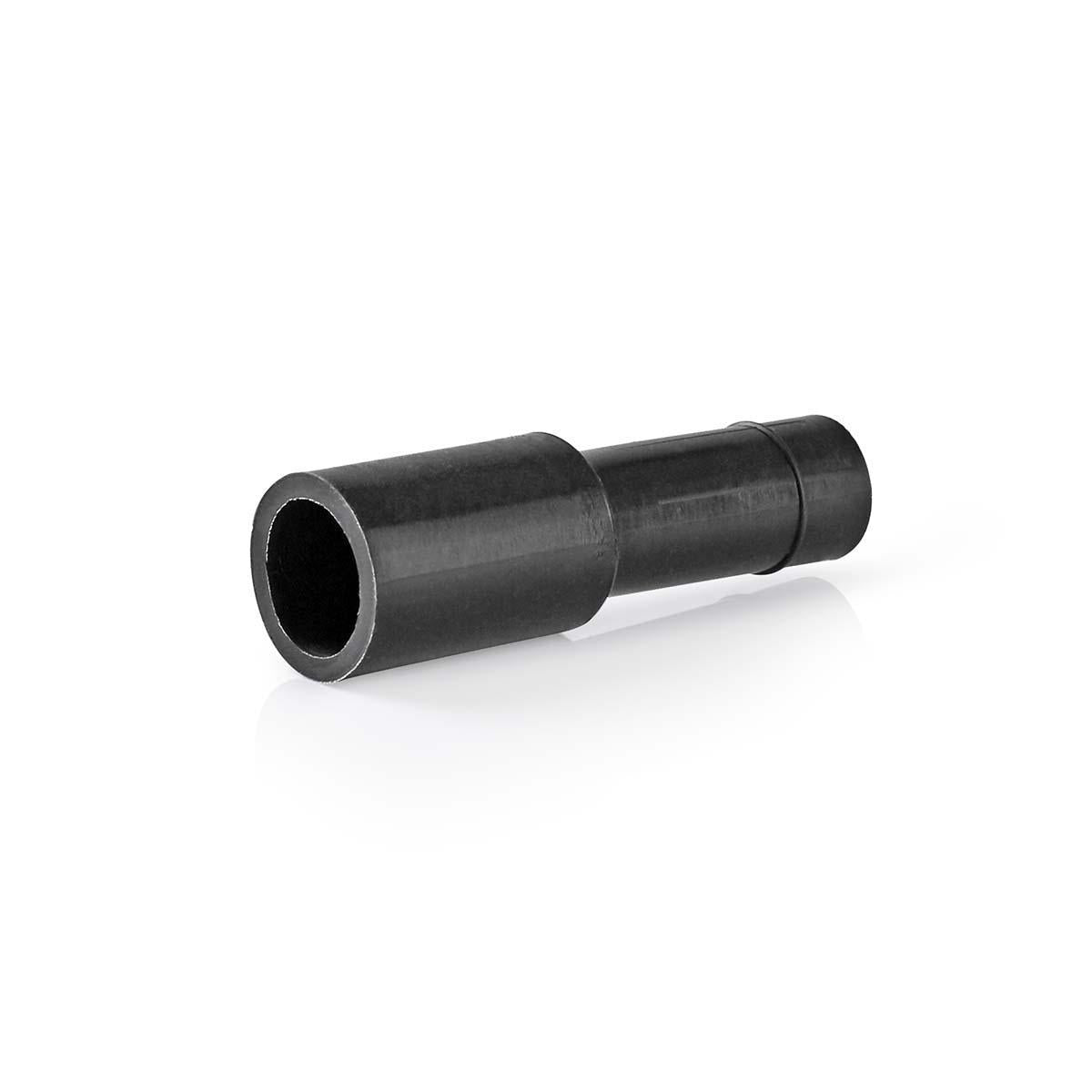 F connector | Straight | Sexless | PVC | Black | 25 pcs. | Plastic bag
