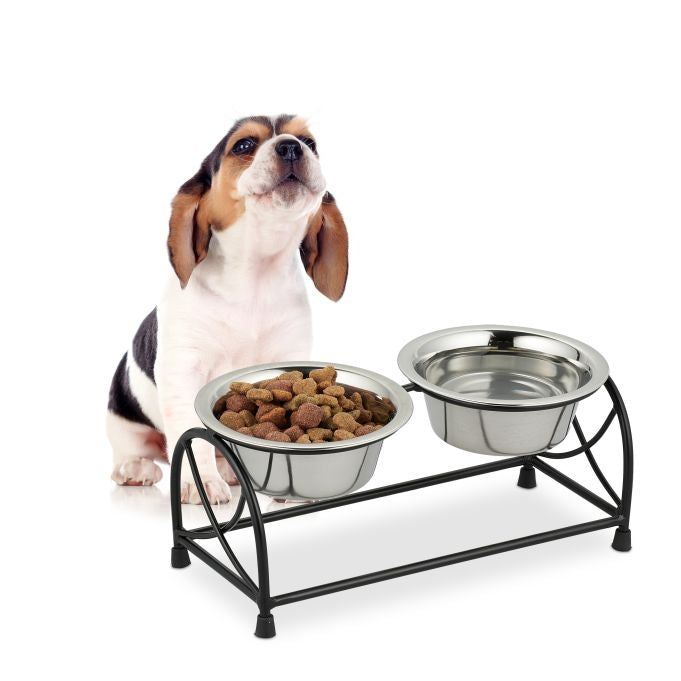Feeding station for dogs