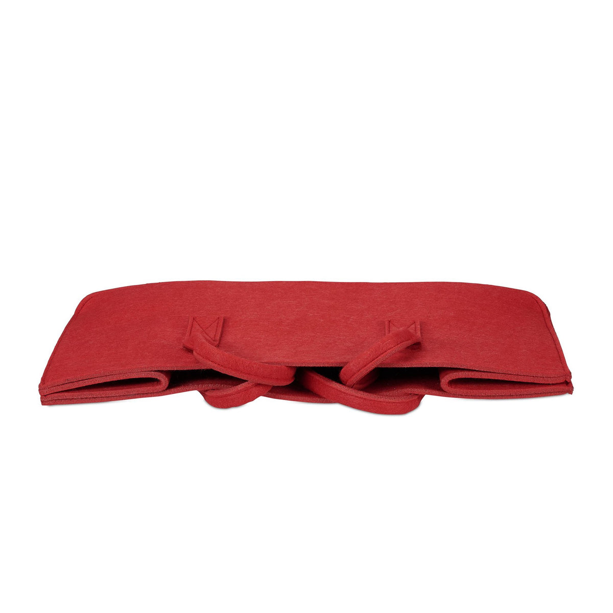 Felt basket with handle