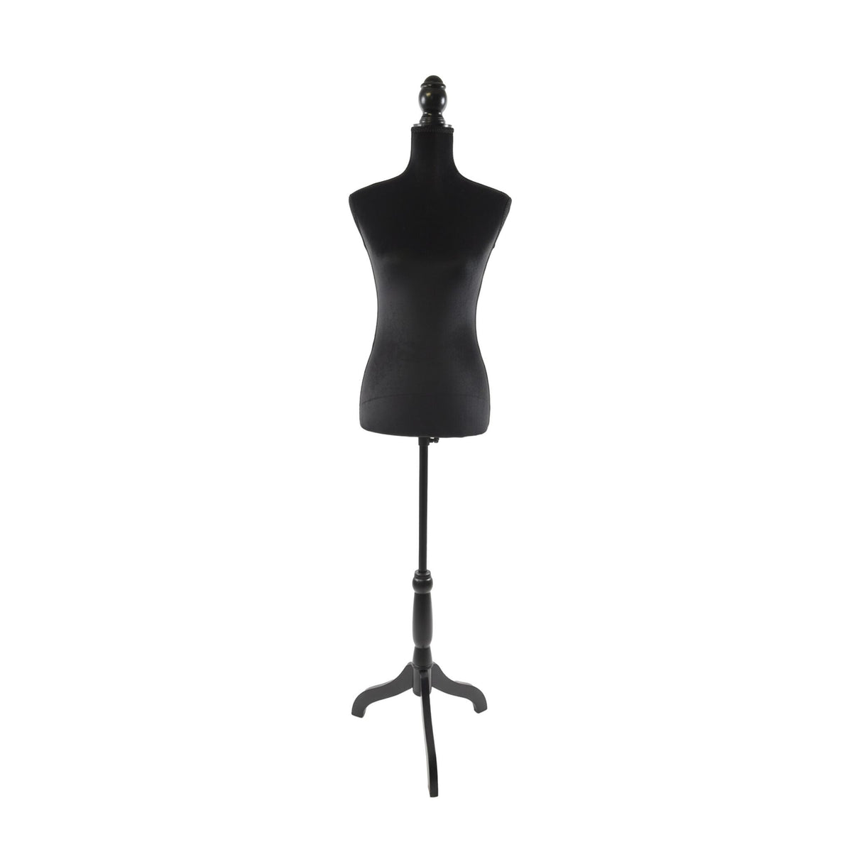 Female Dress Form, Velvet, Adjustable, Size 36/38