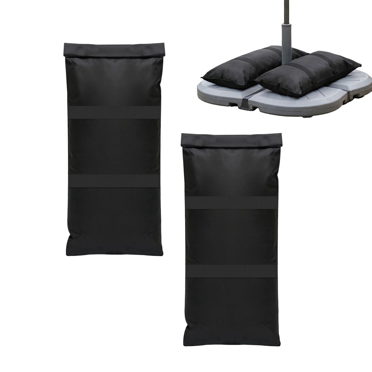 Fillable Gazebo Weight Bags, Set Of 2, Oxford Fabric