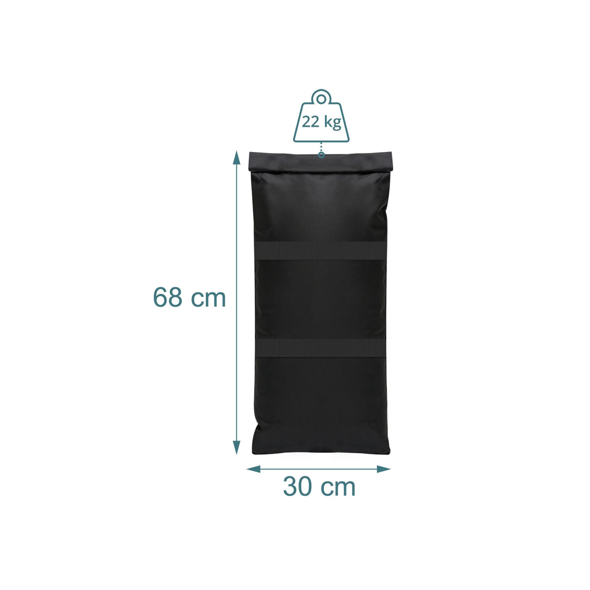 Fillable Gazebo Weight Bags, Set Of 2, Oxford Fabric