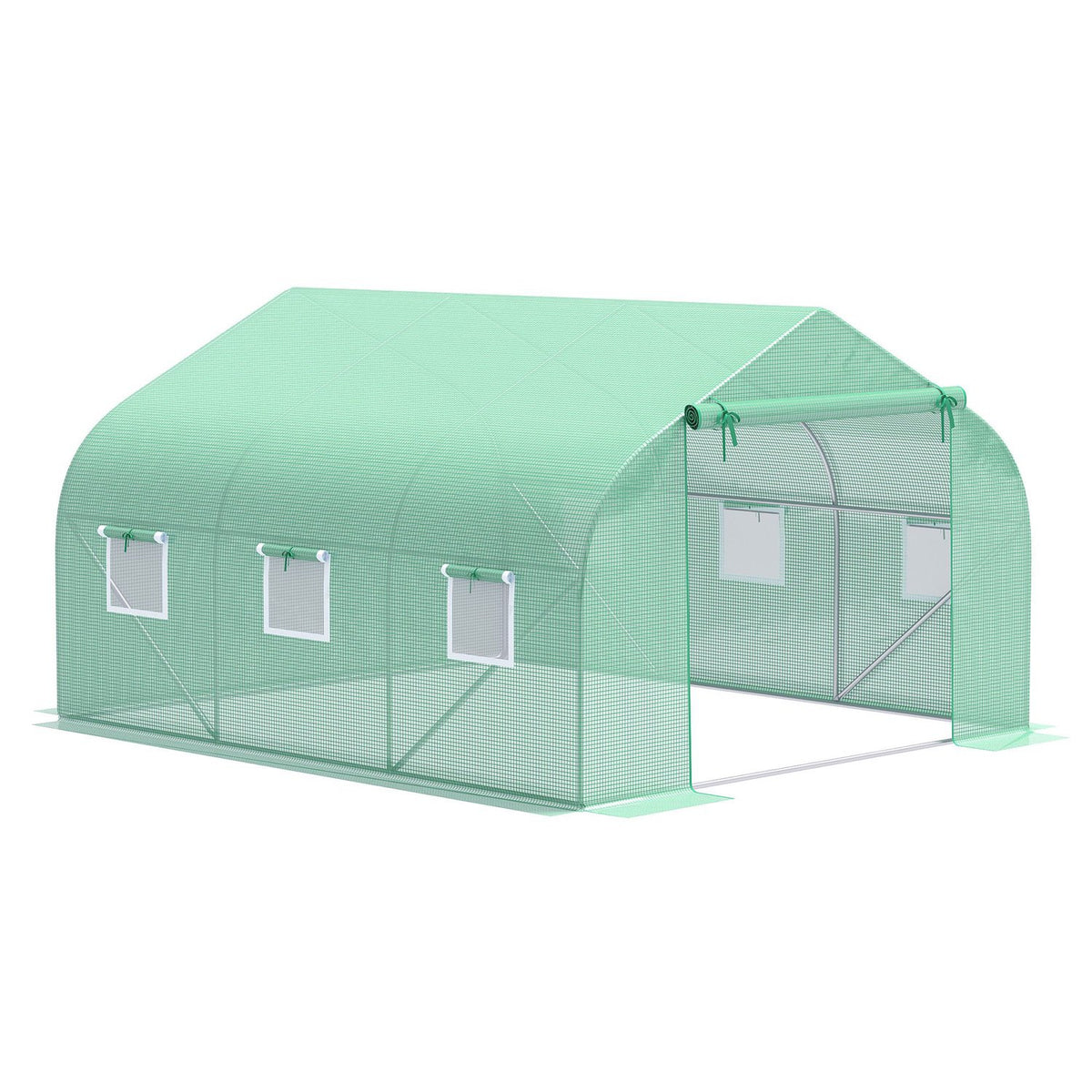 Film Greenhouse Film Greenhouse Greenhouse Cold Frame Plant House Tomato House Gable Roof 350 × 300W × 200H Cm