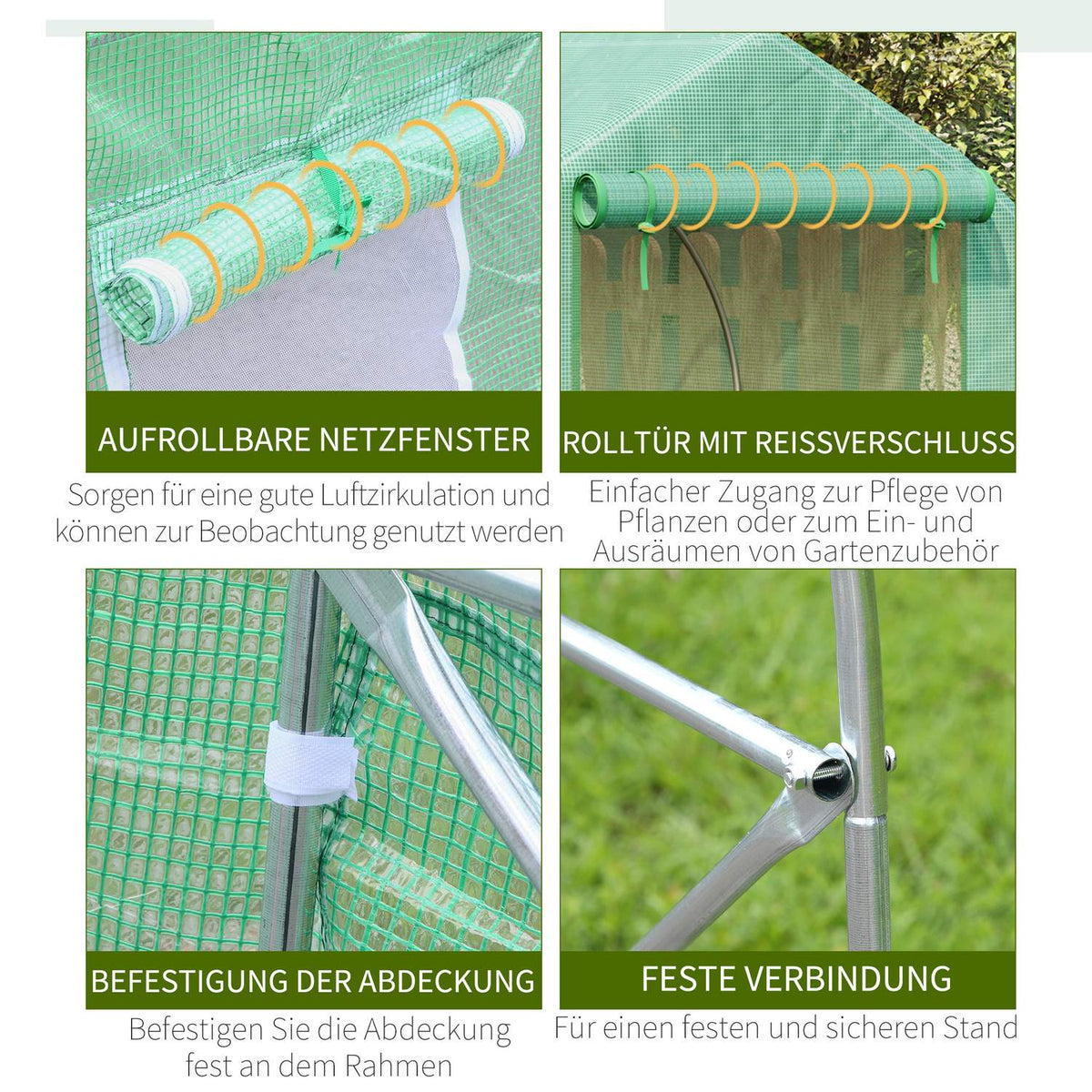 Film Greenhouse Film Greenhouse Greenhouse Cold Frame Plant House Tomato House Gable Roof 450 × 300W × 205H Cm