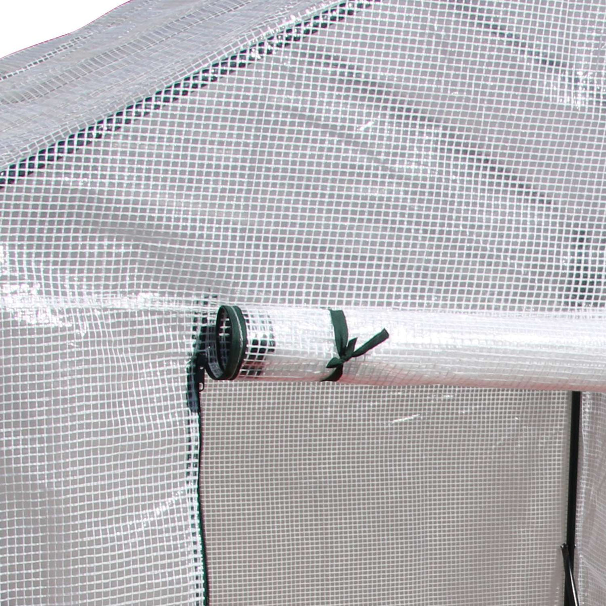 Film Greenhouse Walk-In Greenhouse With 4 Shelf Levels Tomato Greenhouse Greenhouse Cold Frame White Steel Pe Plastic 143X143X195Cm