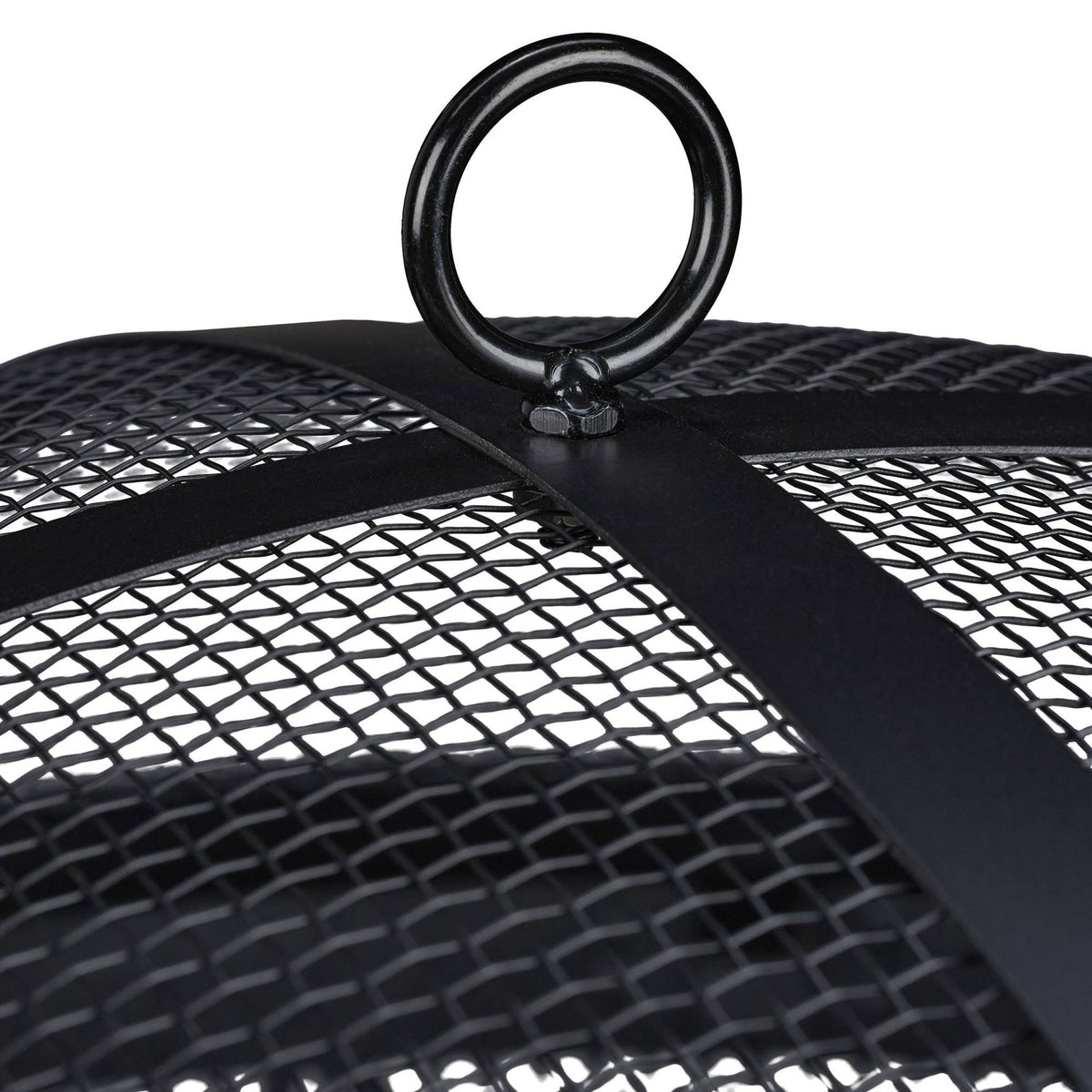 Fire barrel with spark protection