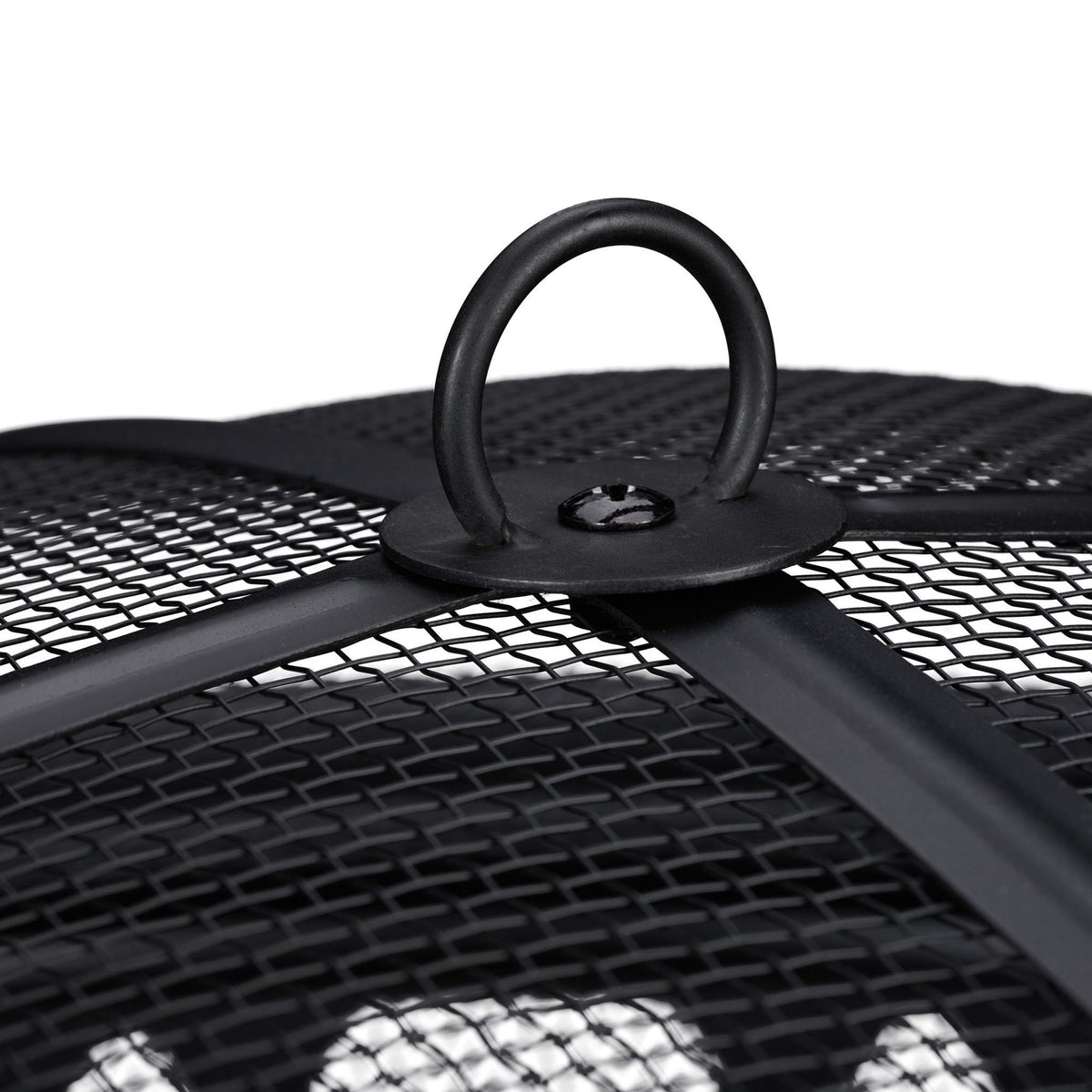 Fire basket with spark protection
