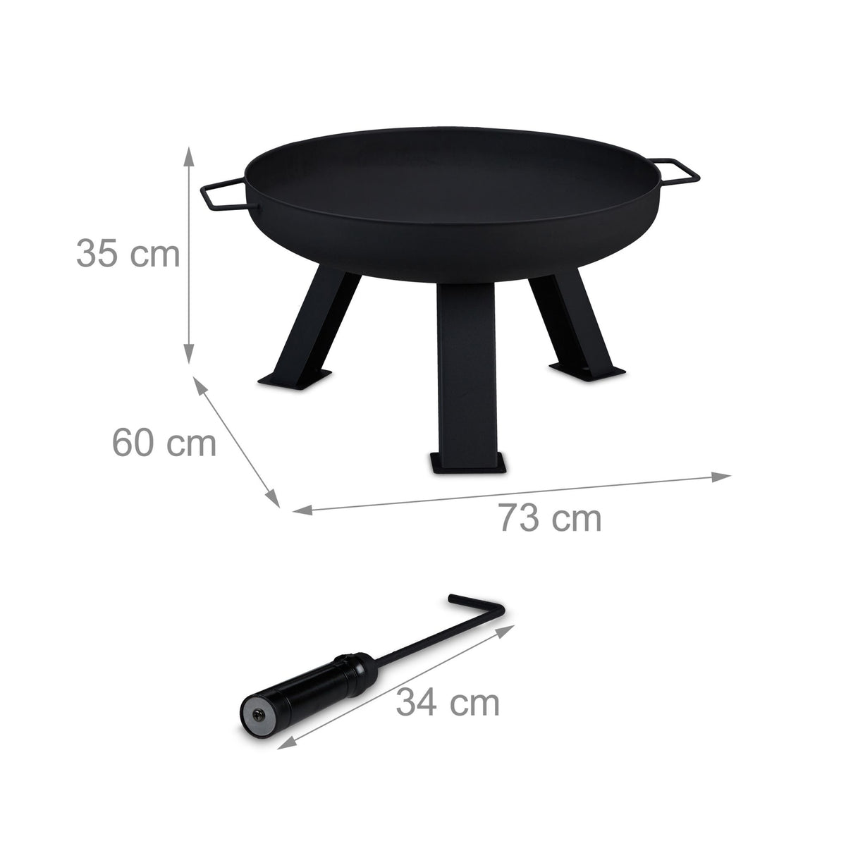 Fire bowl 60 cm