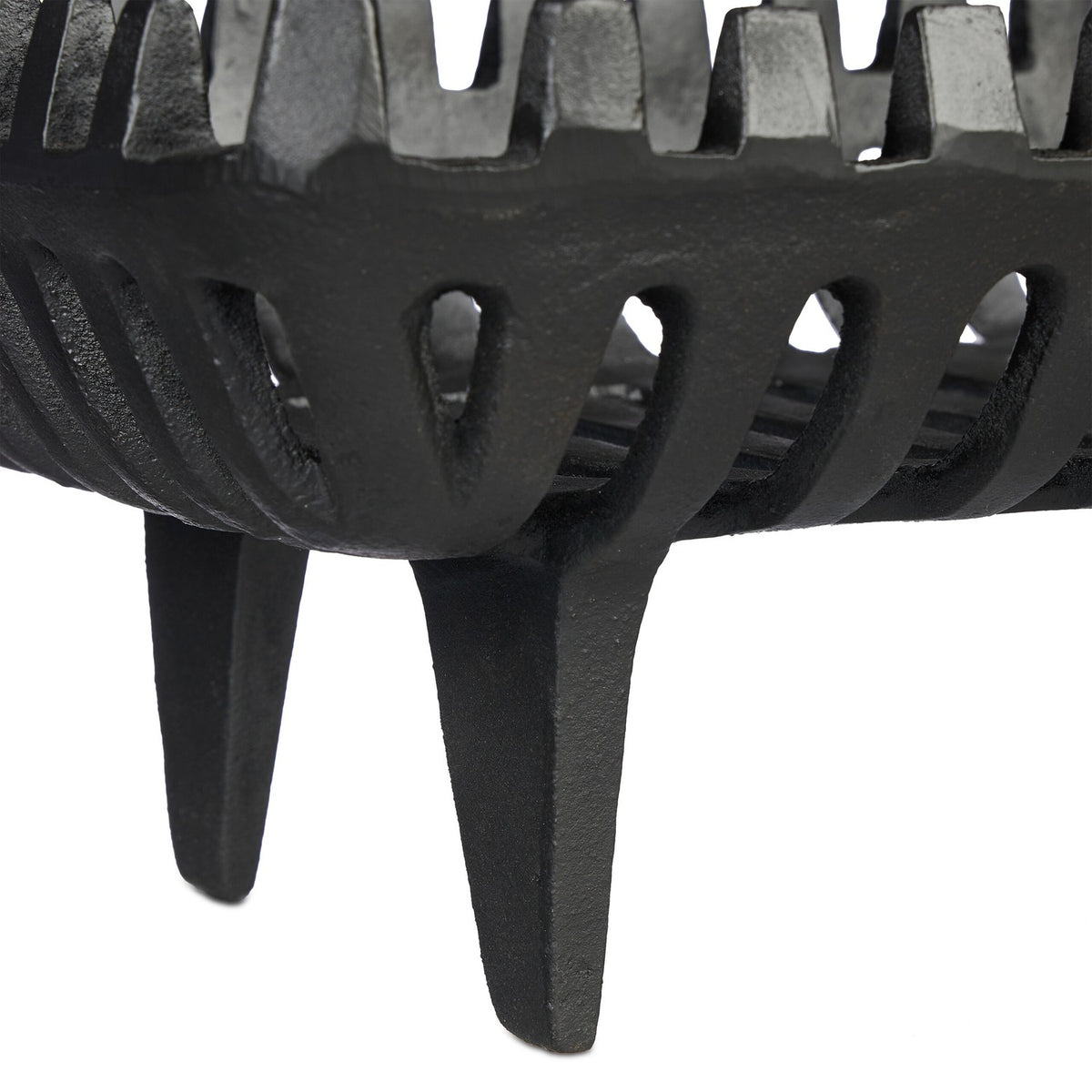 Fireplace Grate with Feet – Cast Iron, Even Heating