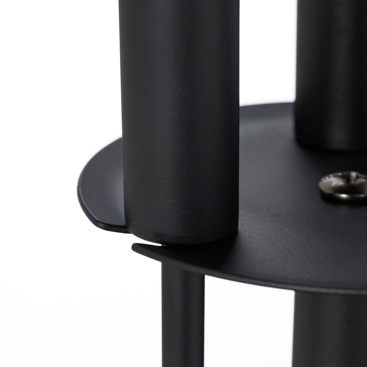 Fire stand 4 parts black