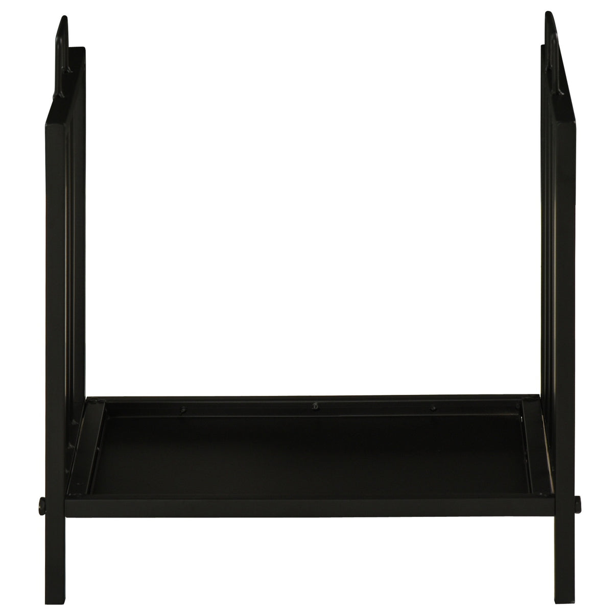 Firewood Rack Firewood Stand With Two Handles Fireplace Cutlery 50 Kg Heavy Duty Firewood Rack Fireplace Tool Metal Black 39 X 32.5 X 46 Cm