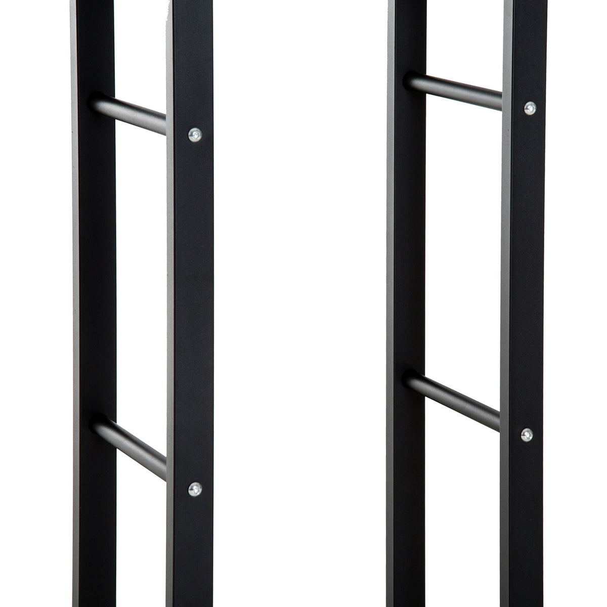 Firewood Stand Firewood Rack Firewood Rack Firewood Holder 100Kg Steel Black L60 X W25 X H100 Cm