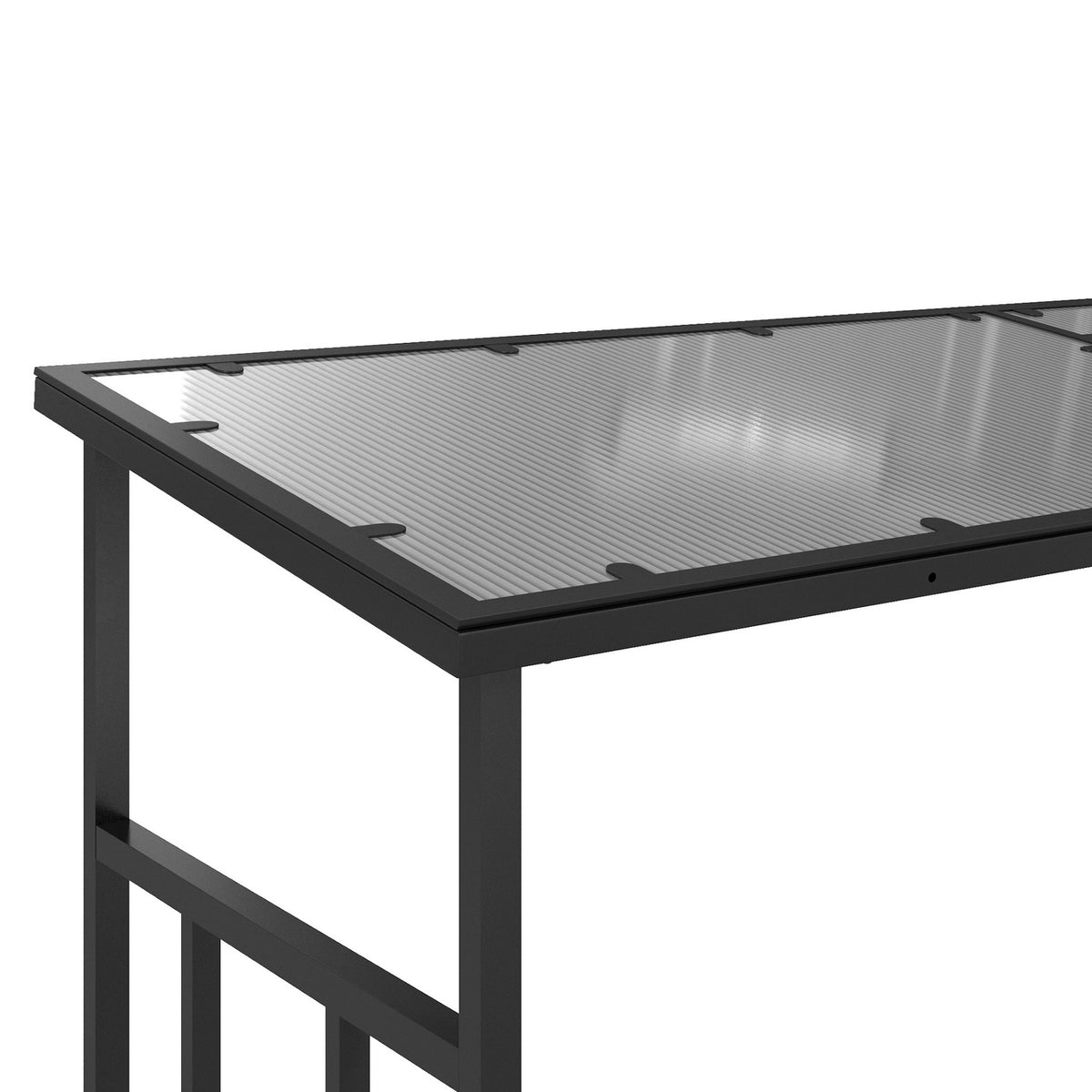 Firewood rack 185 x 62 x 184 cm firewood rack with waterproof cover, firewood rack for outdoor, indoor, up to 2000 kg, metal, black