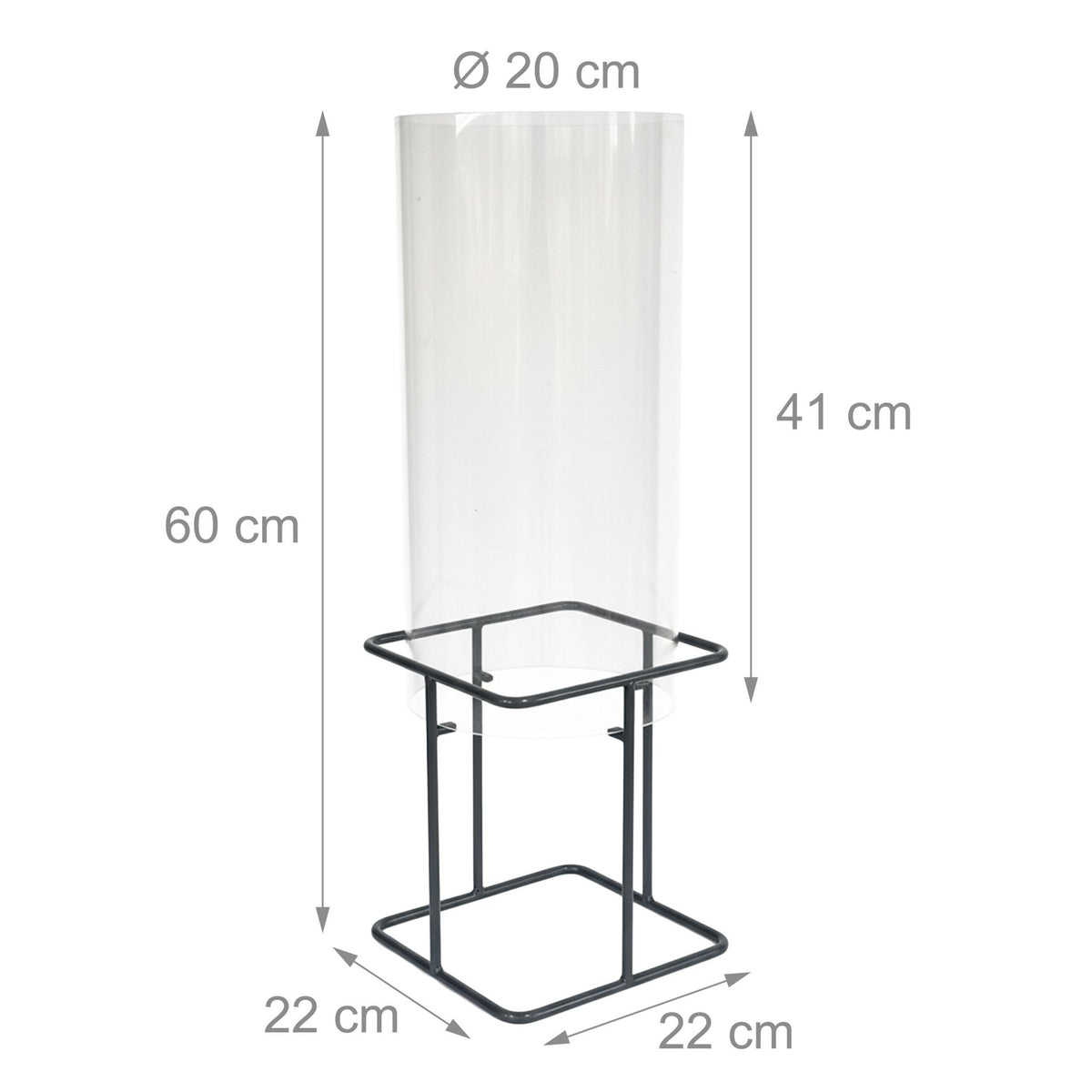 Fish Observation Column for Ponds, UV-Stable Acrylic