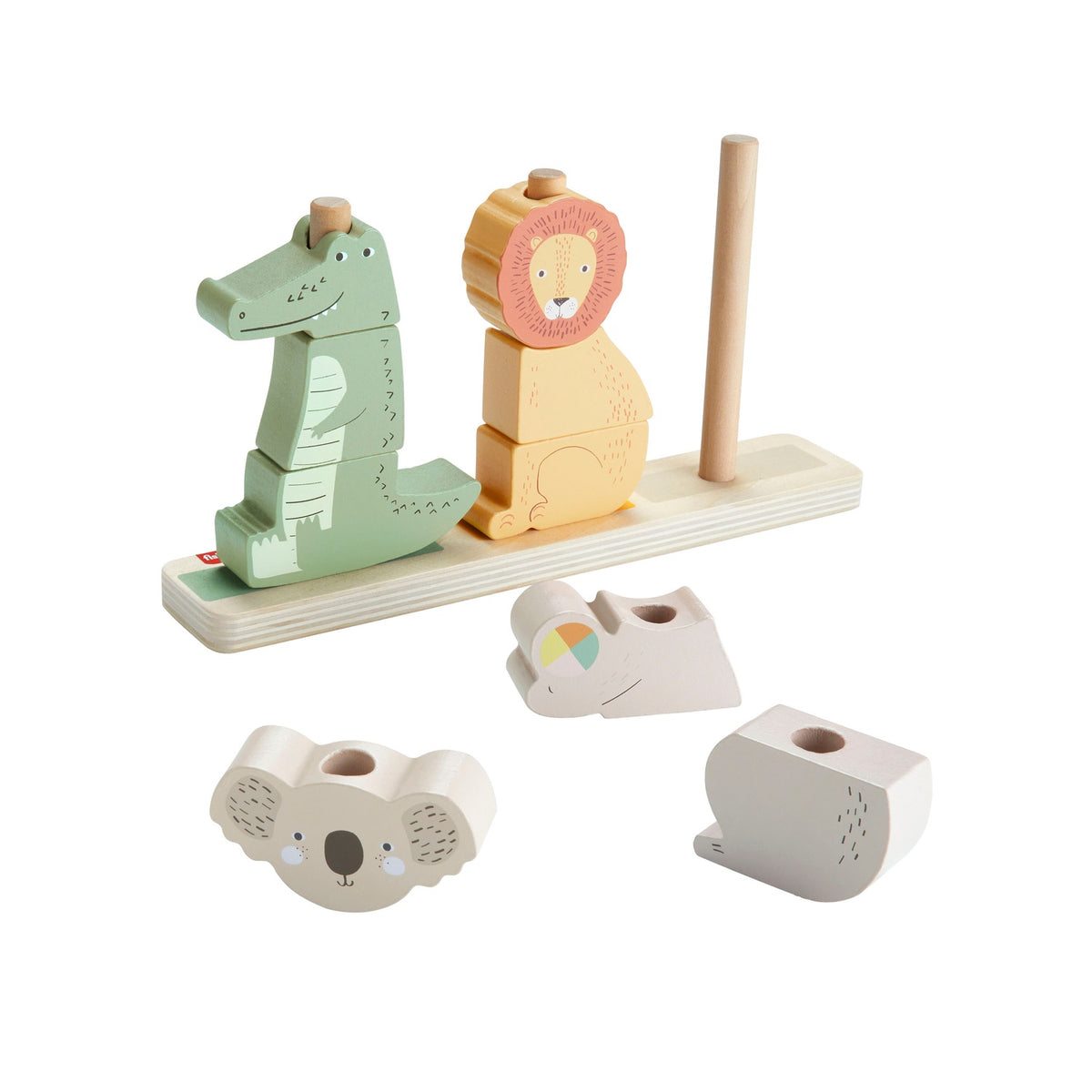 Fisher-Price Wooden Stack & Sort Animals