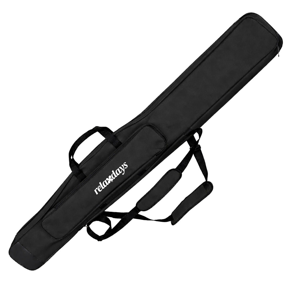 Fishing Rod Bag, 5 Compartments, Black, 150 cm