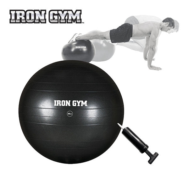 Fitness Ball 55 cm with Pump and Exercise Guide
