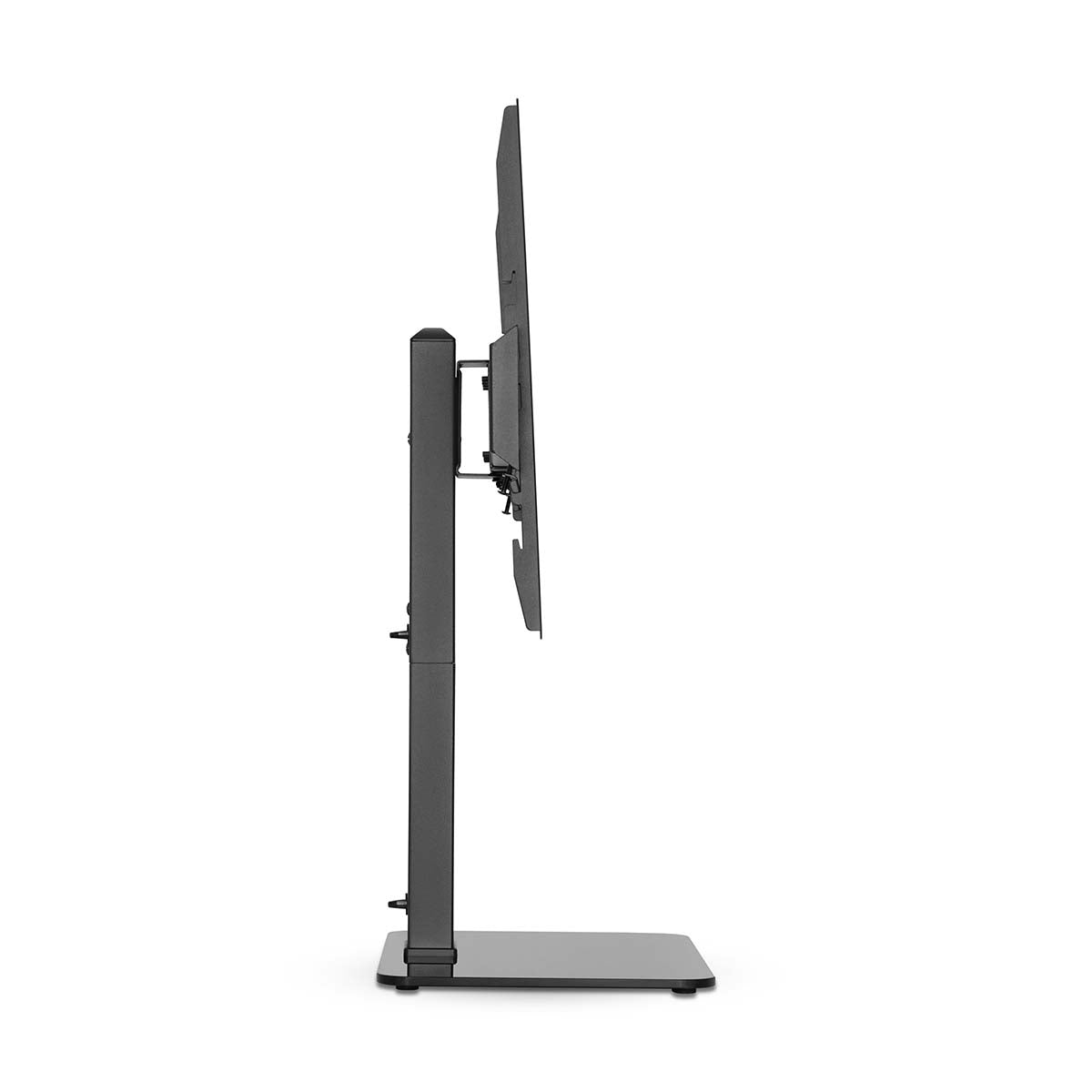 Fixed TV Stand | 37 - 70 " | Maximum screen weight supported: 40 kg | Adjustable preset heights | Tempered glass / Steel | Black