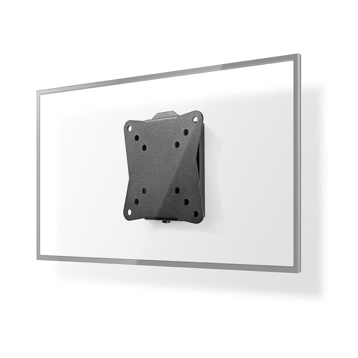 Fixed TV wall mount | 13-27 " | Maximum screen weight supported: 30 kg | Minimum wall distance: 20 mm | Steel | Black