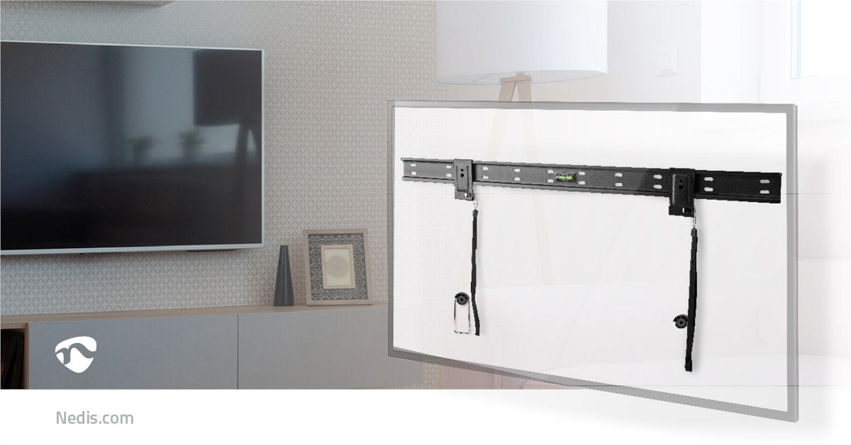 Fixed TV wall mount | 43-90 " | Maximum screen weight supported: 50 kg | Minimum wall distance: 14.5 mm | Steel | Black