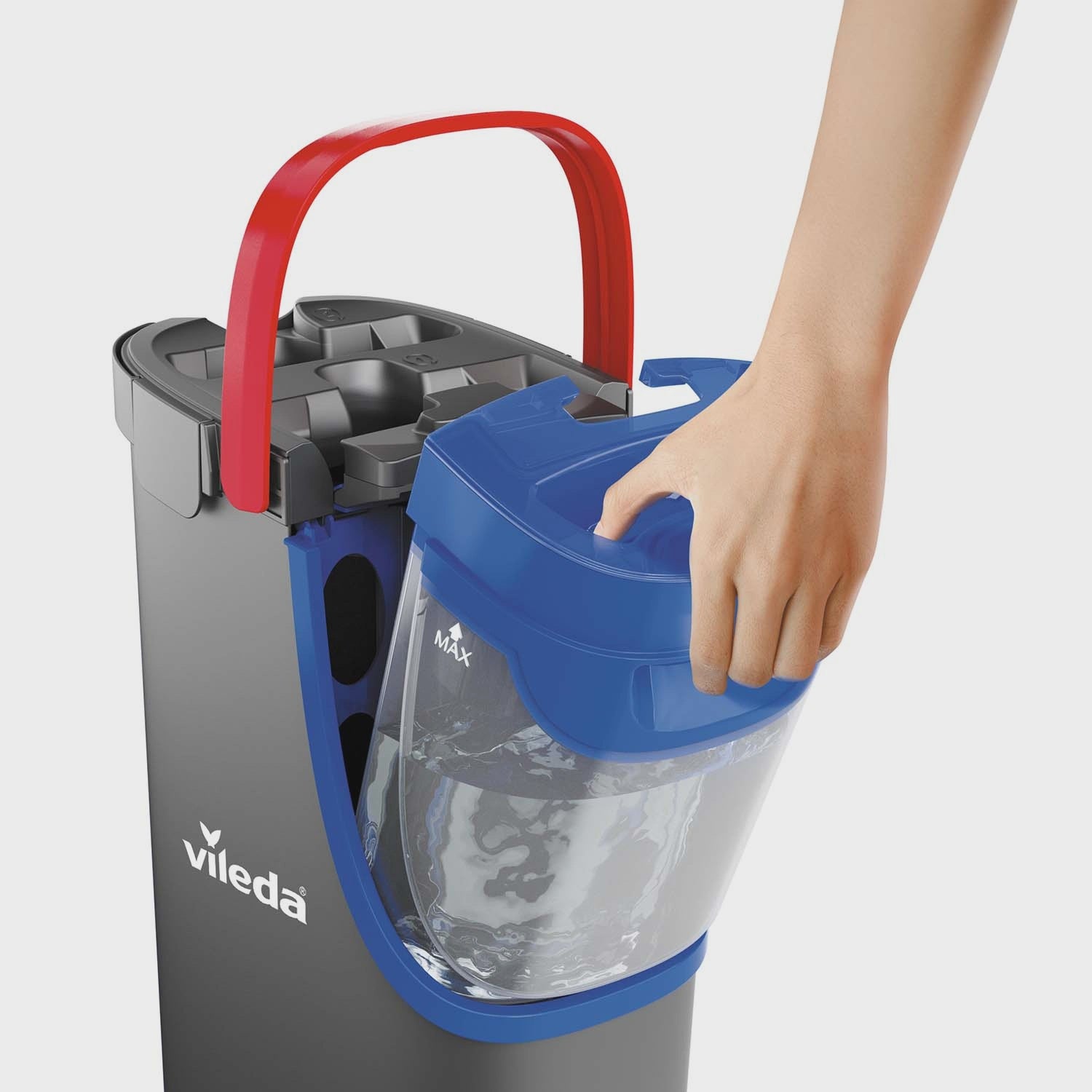 Flat Mop with Dual-Tank Water Separation System