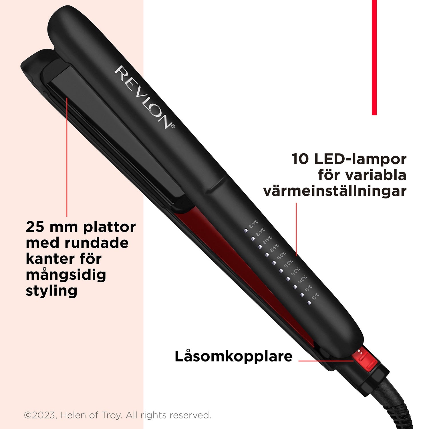 Flat iron Heat Copper 25mm RVST2211