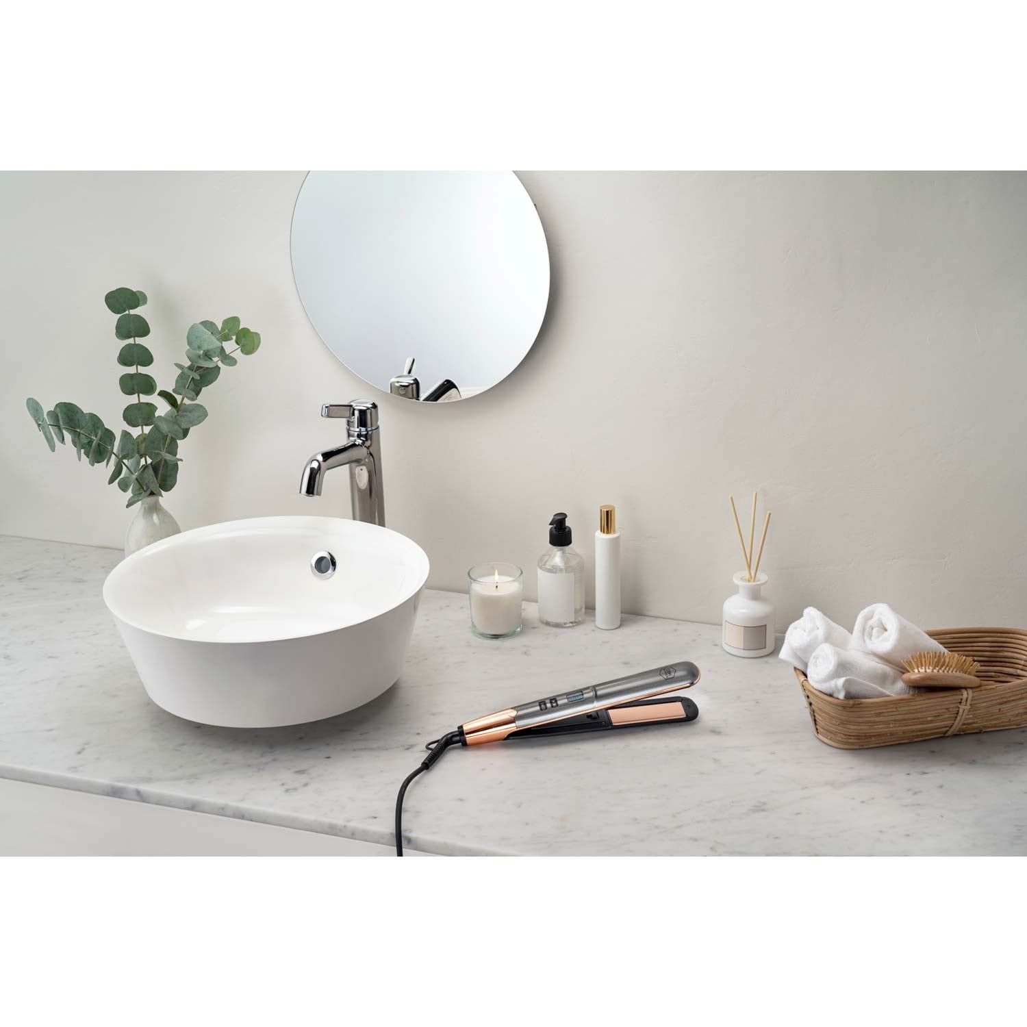 Flat iron Keratin Care straightener