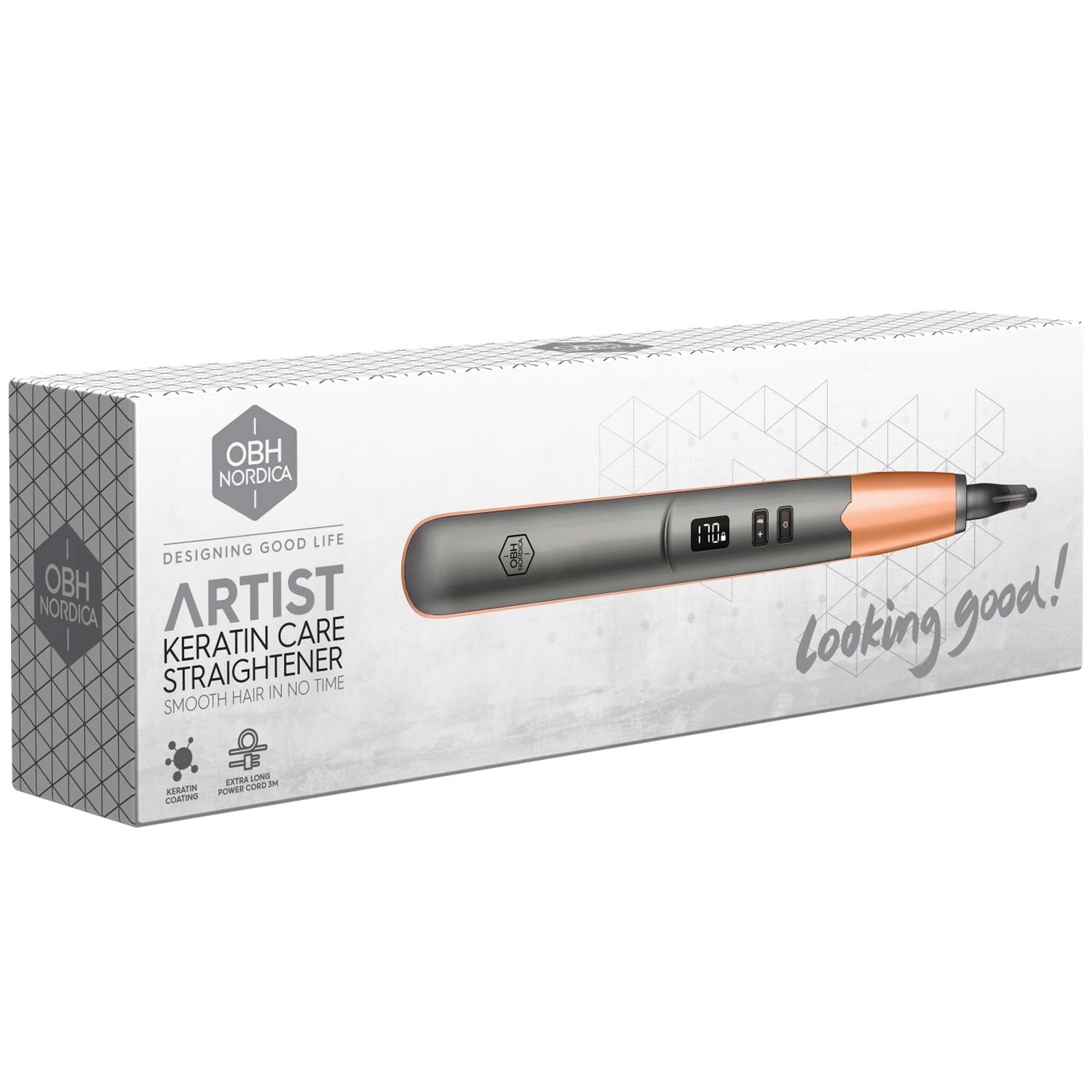 Flat iron Keratin Care straightener