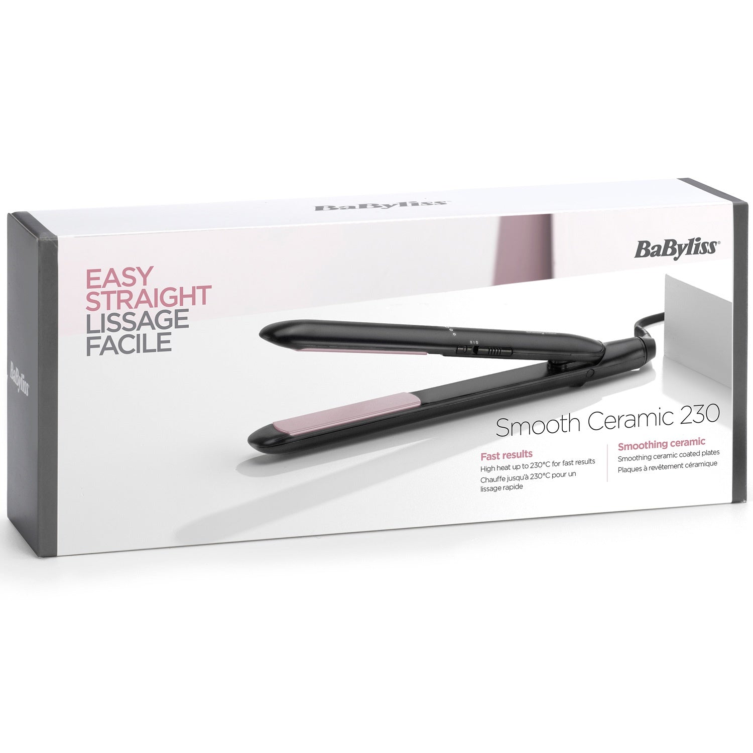 Flat iron Smooth Ceramic 230°C ST241E