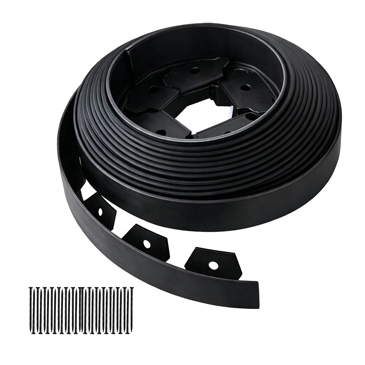 Flexible Plastic Lawn Edging Strip, Easy Installation