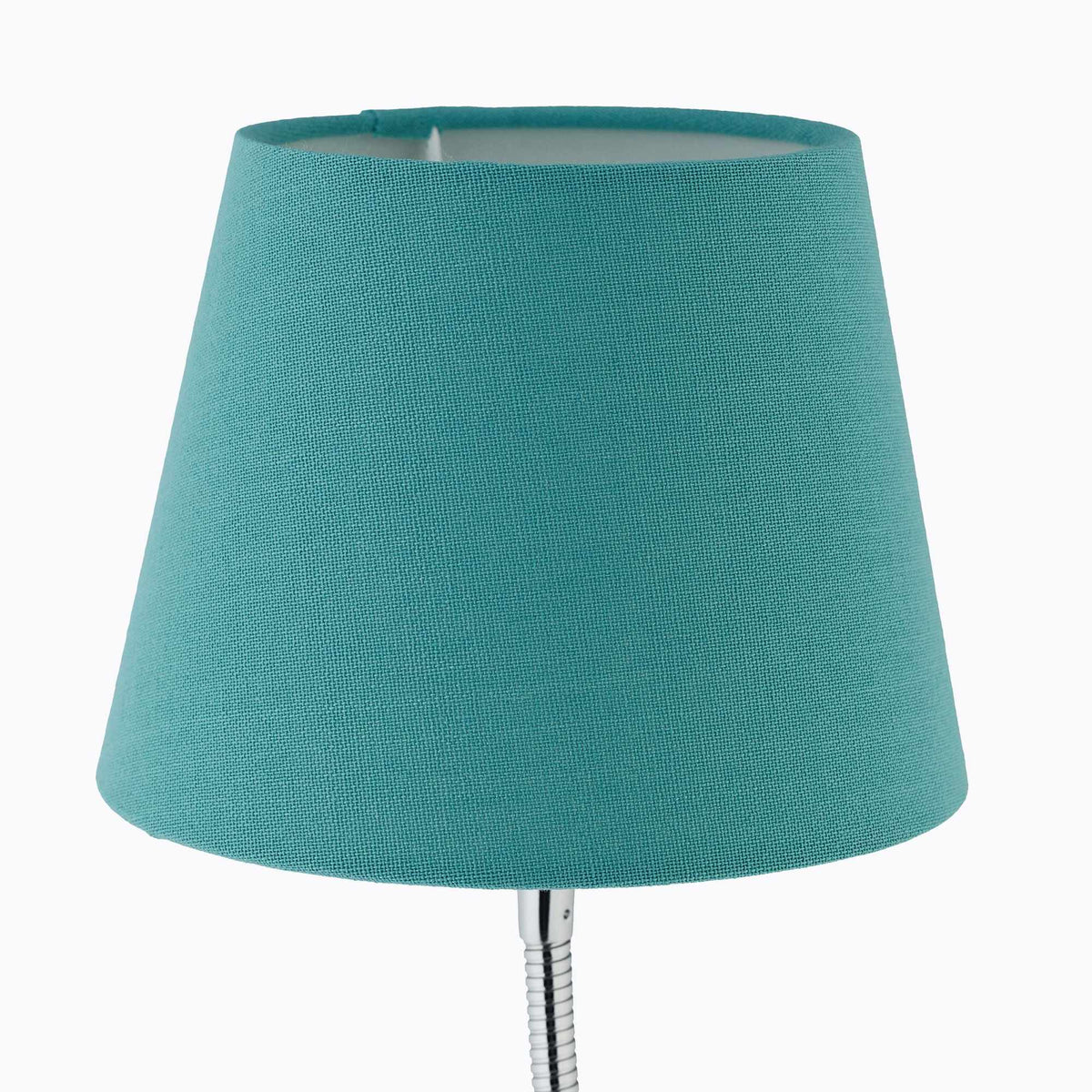 Flexible table lamp with fabric shade