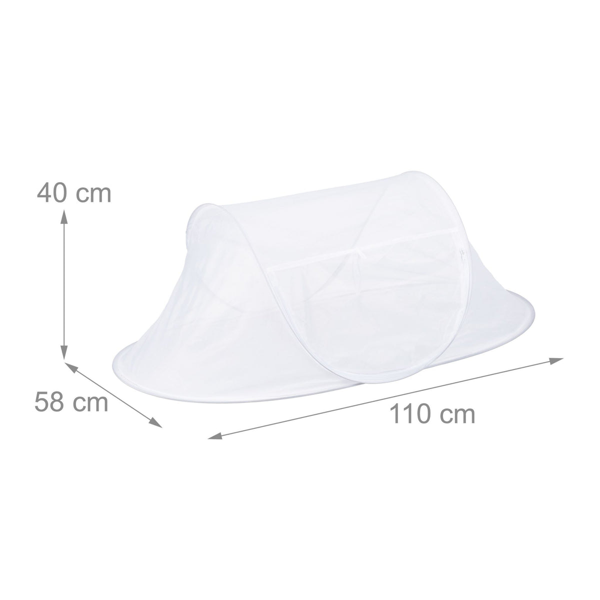 Flight hood for food white