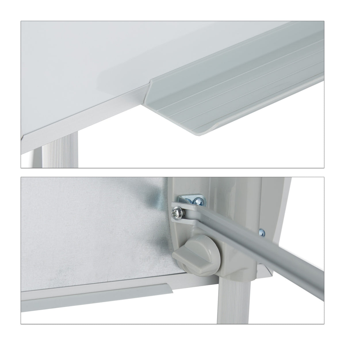 Flipchart Whiteboard with Paper Holder, Magnetic Surface