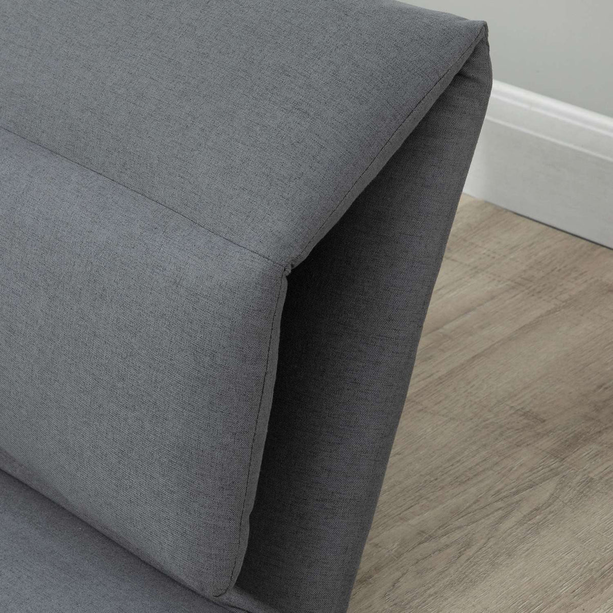 Floor Chair Adjustable Relax Chair Reclining Function Foldable Dark Gray 72X71X60Cm