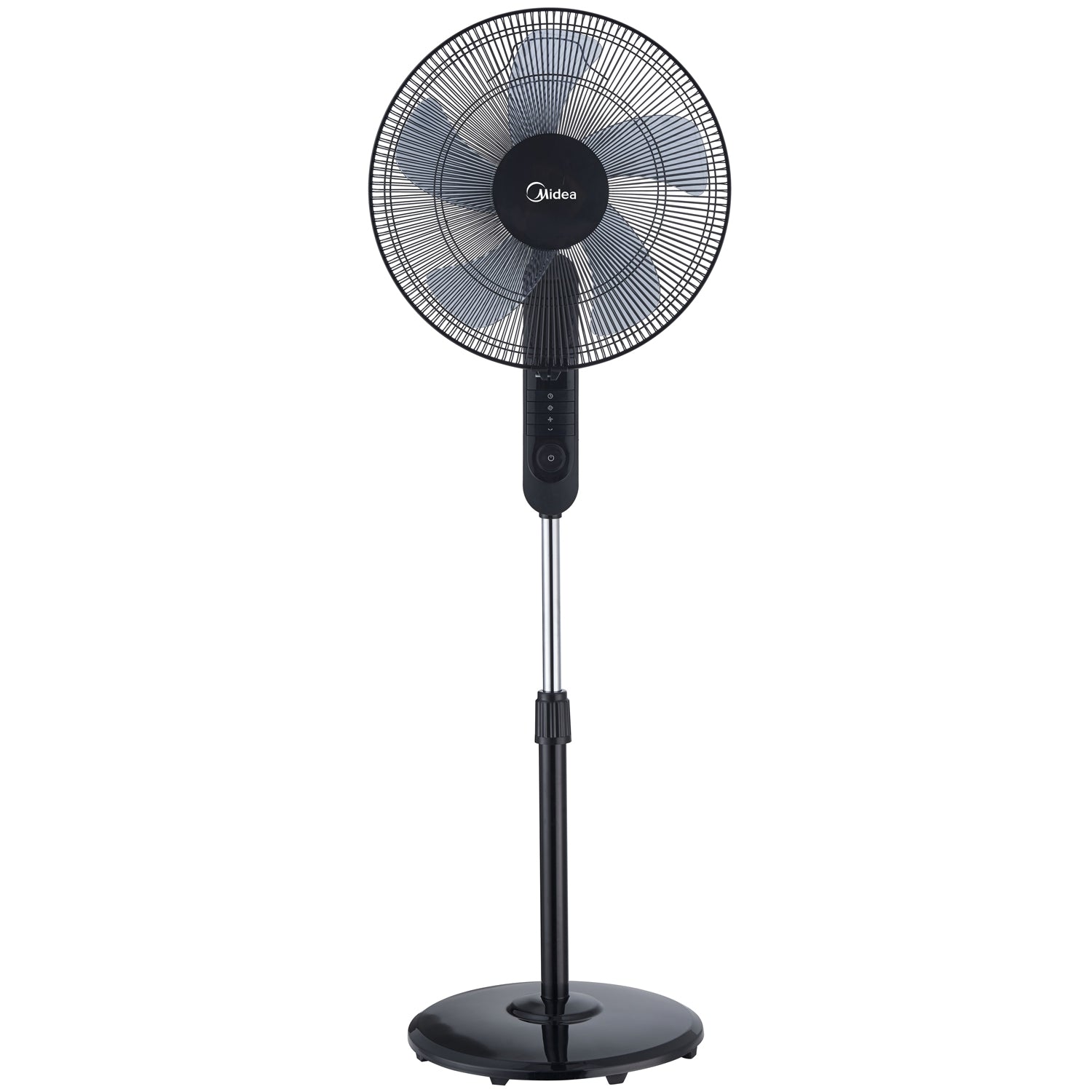 Floor Fan 3 Speeds and Remote Control, Black