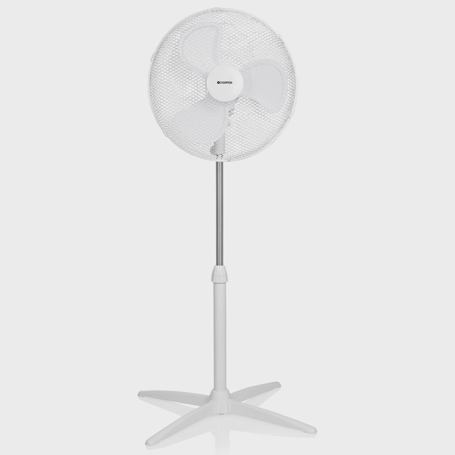 Floor Fan 40cm, 3 Speeds, Oscillating, White