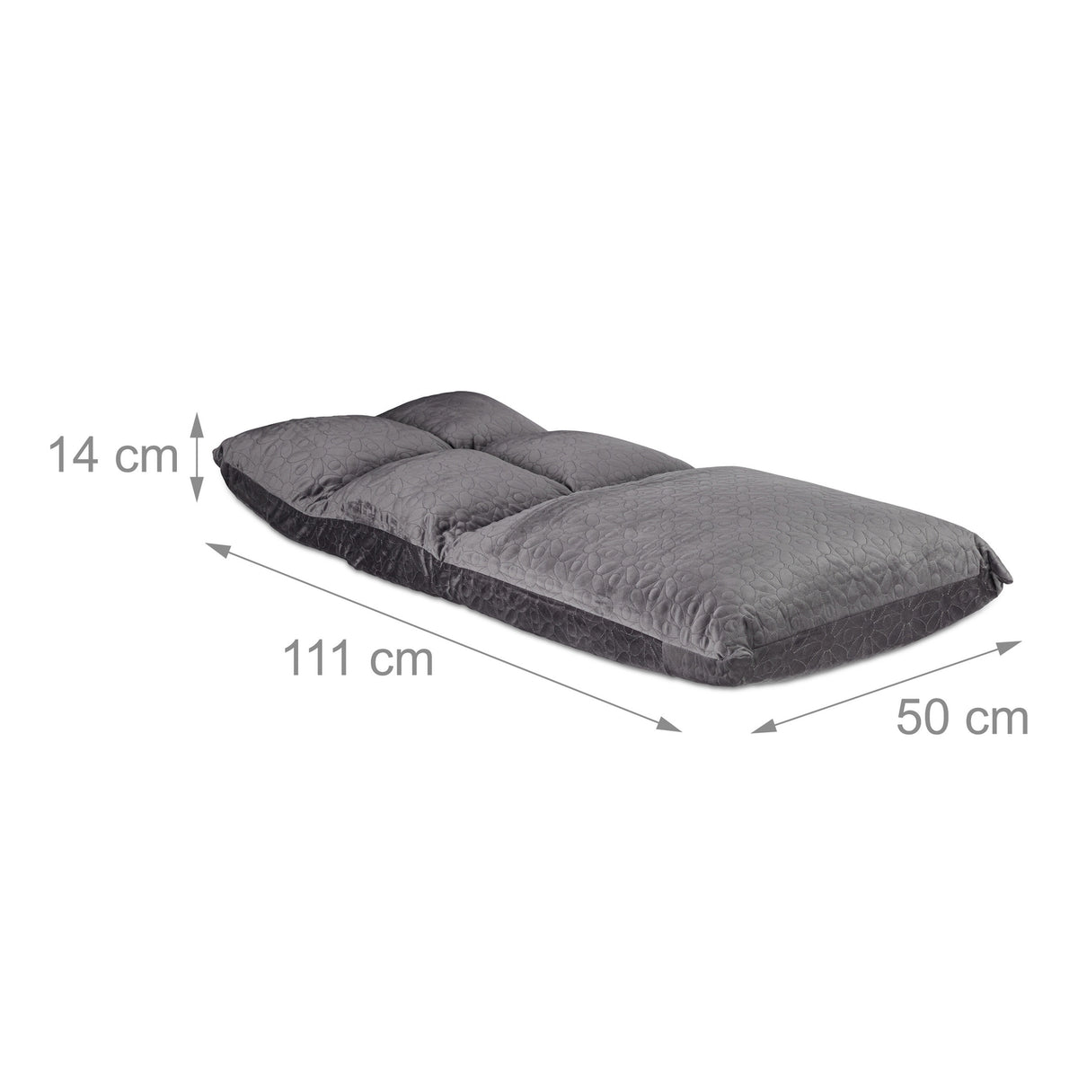 Floor chair with adjustable backrest