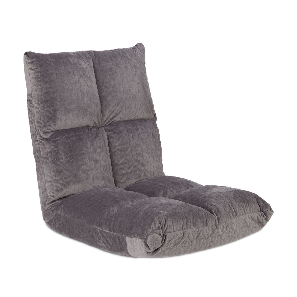 Floor chair with adjustable backrest