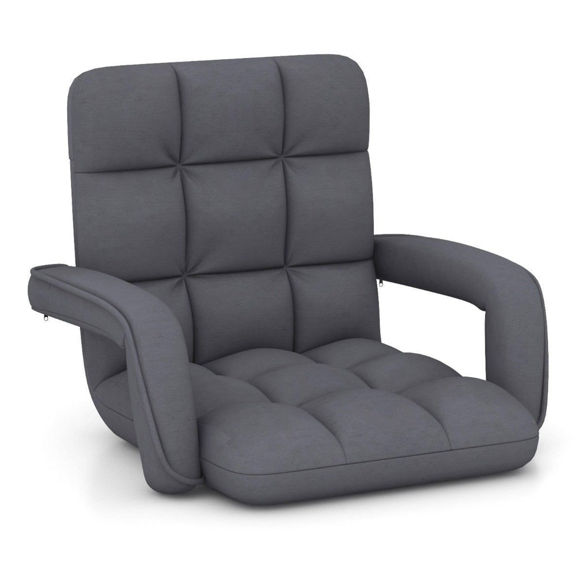Floor chair with adjustable backrest & padded seat Bondensofa relaxation chair